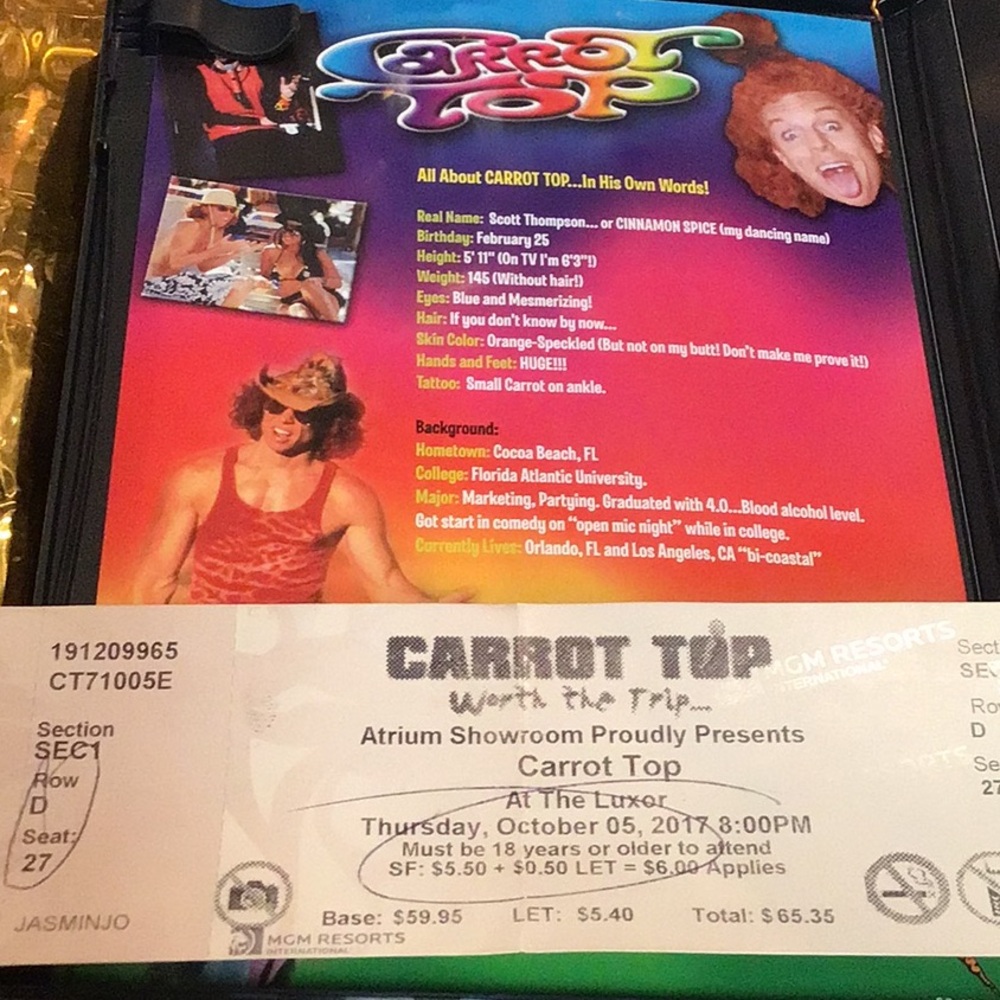 🥕Carrot Top DVD Rocks Las Vegas - Picture 7 of 8